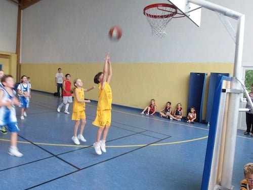 Les Poussines du B.B.C.C. en pleine action...