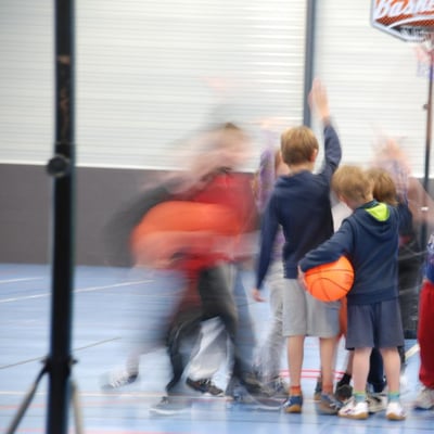 Un petit cri avant la fin de l'entraînement...