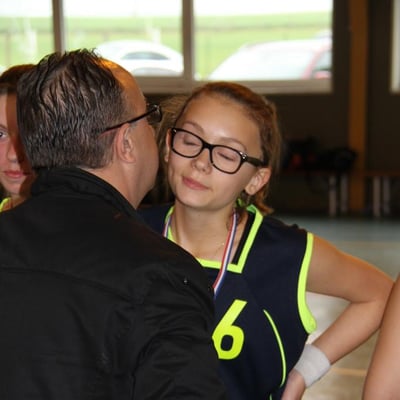 Remise des médailles aux joueuses du BBVB.