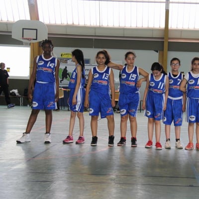 L'équipe U13 Benjamines de la MABB