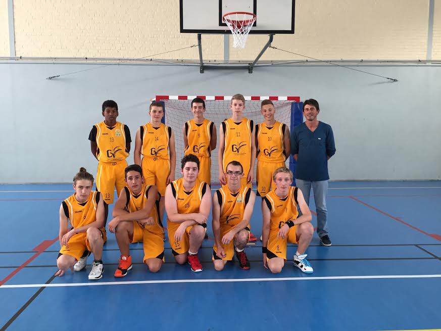 L'équipe U17 Cadets du B.B.C.C. version 2015-2016